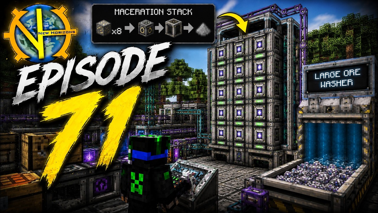 MAKING MACERATION STACK AND A LARGE ORE WASHER! | GTNH - EV (~199h) [E71] [S03]