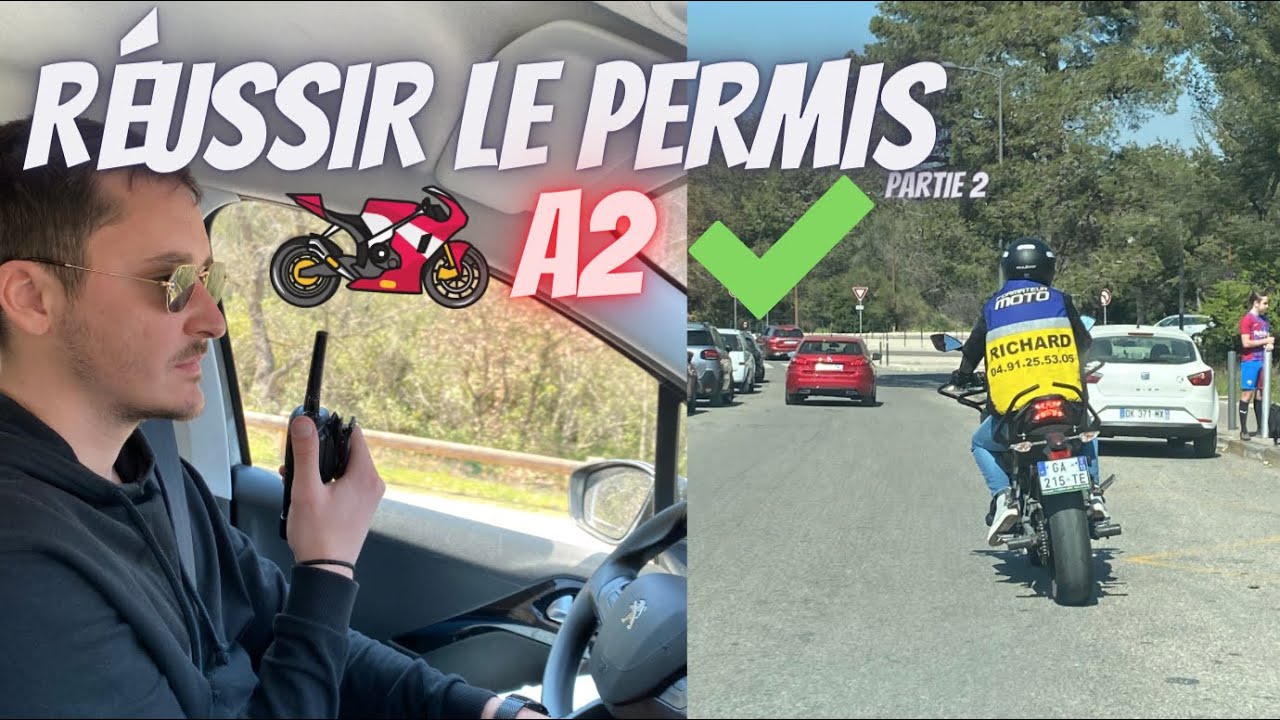RÉUSSIR LE PERMIS MOTO (A2) 2023 ! ✅ Partie 2