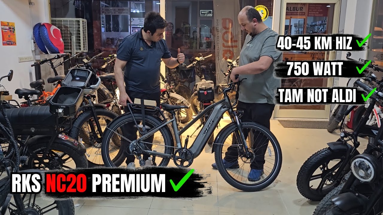 Rks Nc20 Premium Elektrikli Bisiklet İnceleme / 750 Watt Motor Gücü #rks #elektriklibisiklet