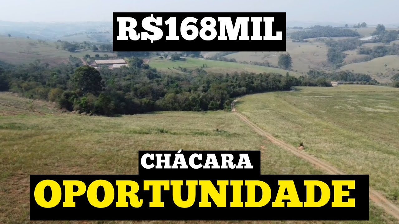 CHÁCARA OPORTUNIDADE VISTA PANORÂMICA IBAITI-PR R$168mil