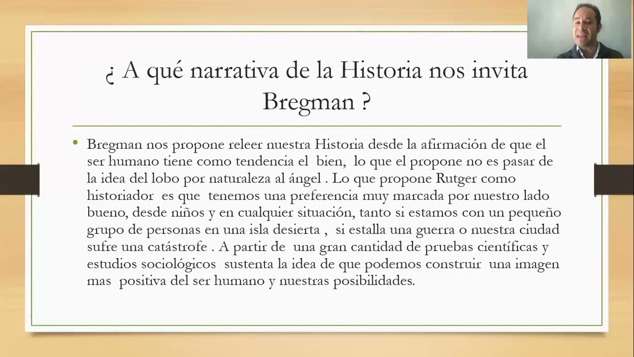 Narrativas alternativas de la Historia Universal. Rutger Bregman