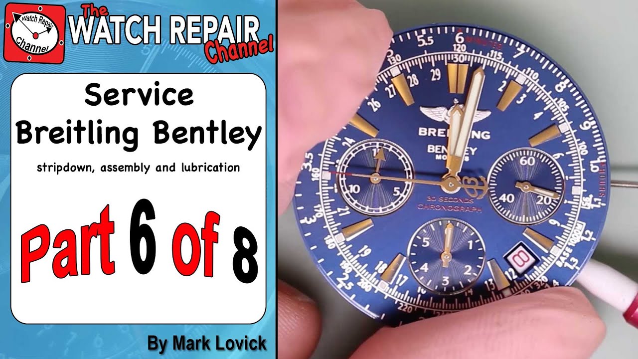 Part 6 Breitling Bentley Service ETA 2892 A2 Dubois Depraz Watch Repair Tutorial