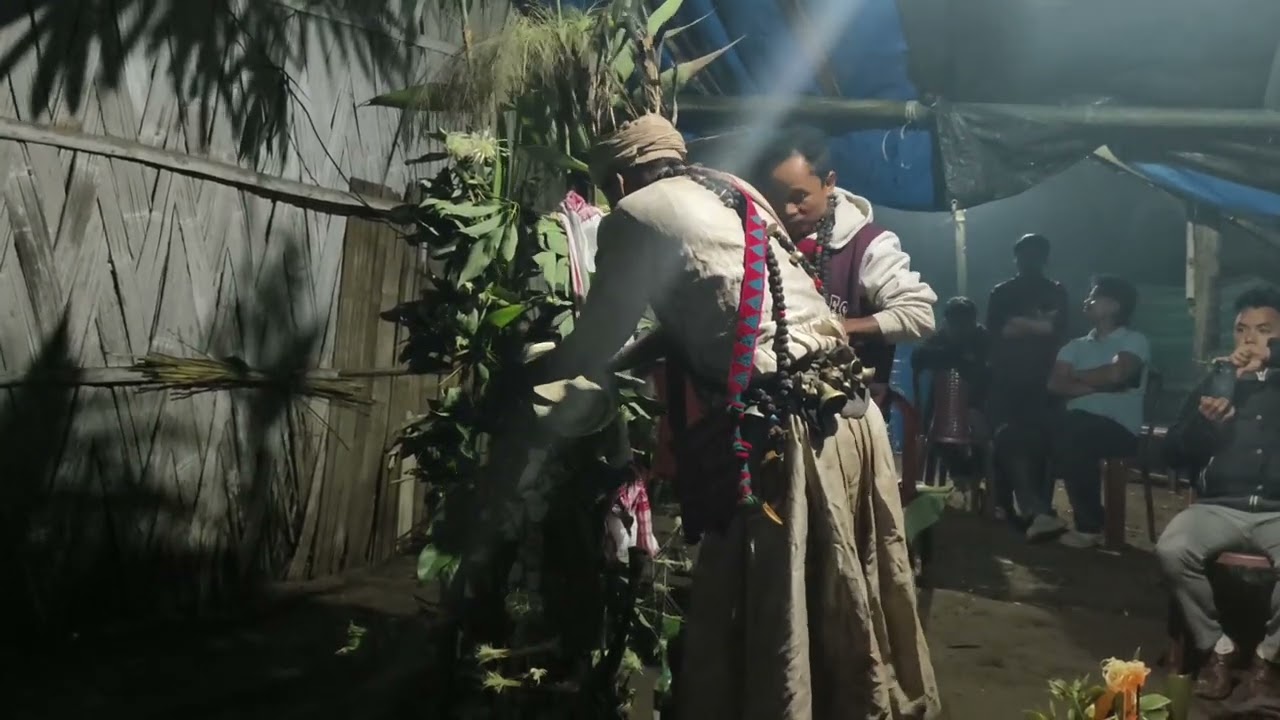 &ldquo;Ancient Limbu tradition - Shaman calls the spirit so her last wishes can be heard.&rdquo; #limbu #ritual 