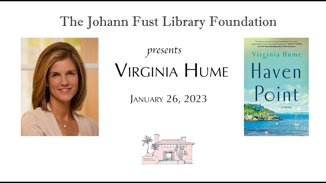 Johann Fust Library Foundation Presents Virginia Hume in Boca Grande, FL
