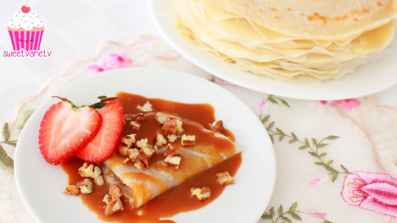 CREPAS DULCES Masa para crepes F&Aacute;CILES | Postres de Vane