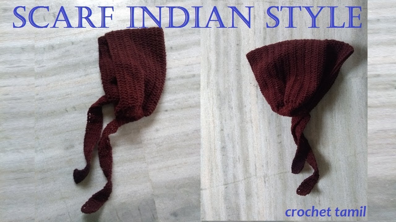 Scarf Indian style | crochet Tamil