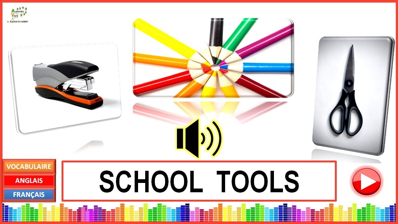 📚 Explore the World of School Tools in English and French! 🎒