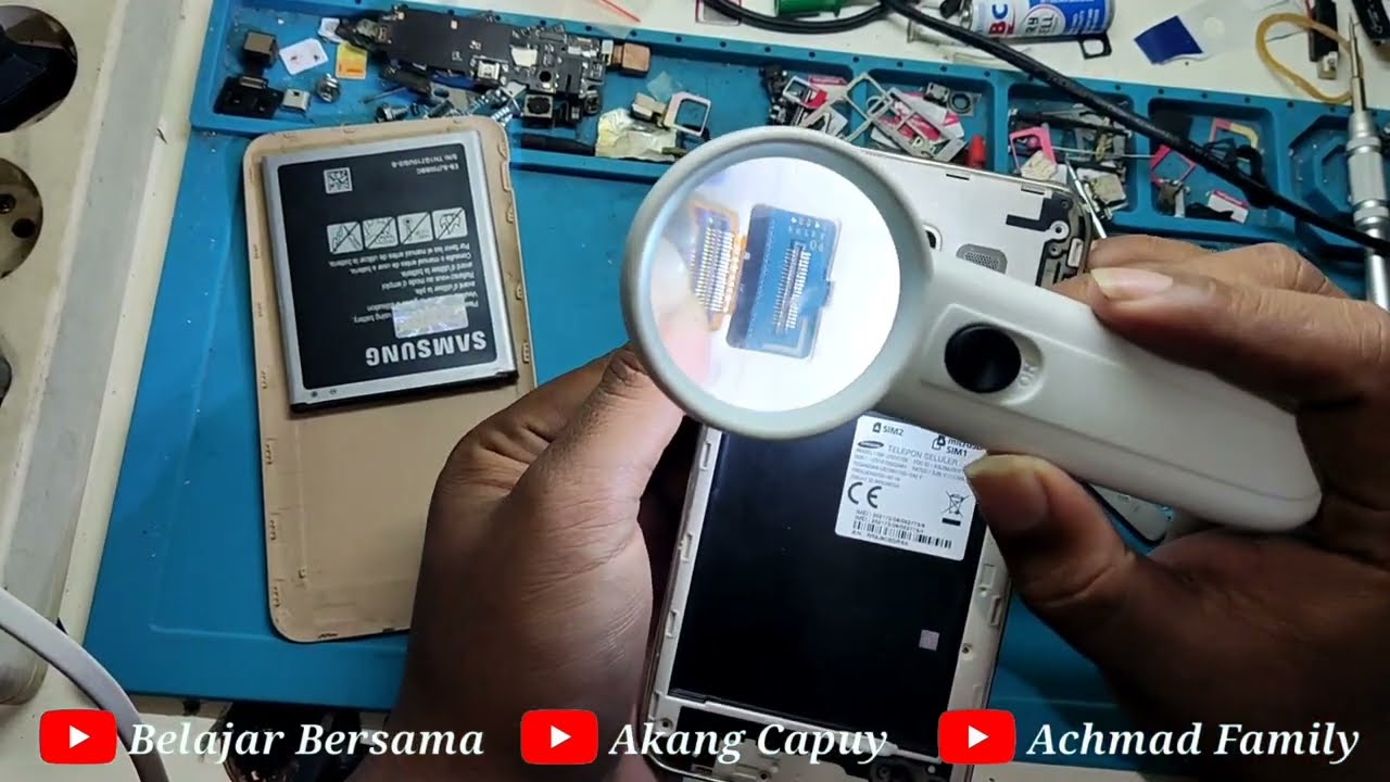 Mengatasi Samsung j7 core mati total cek step by step