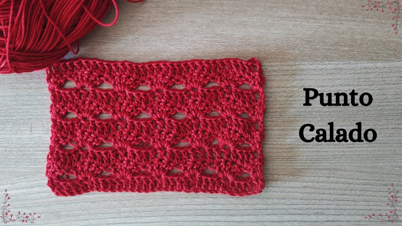Punto Calado Conchas a Crochet Fácil y Bonito para Blusas