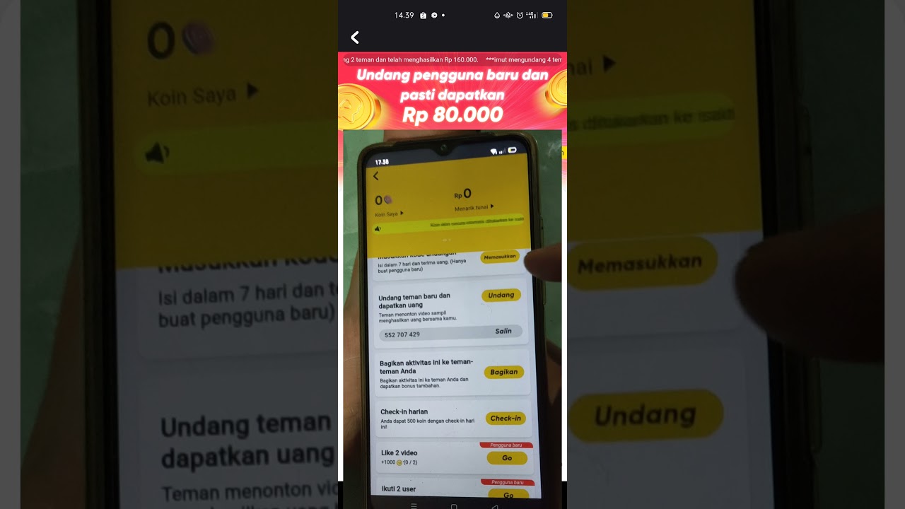 Aplikasi penghasil uang terLegit 2021-Tutorial cara mendapatkan uang dari aplikasi Snack Vidio!!