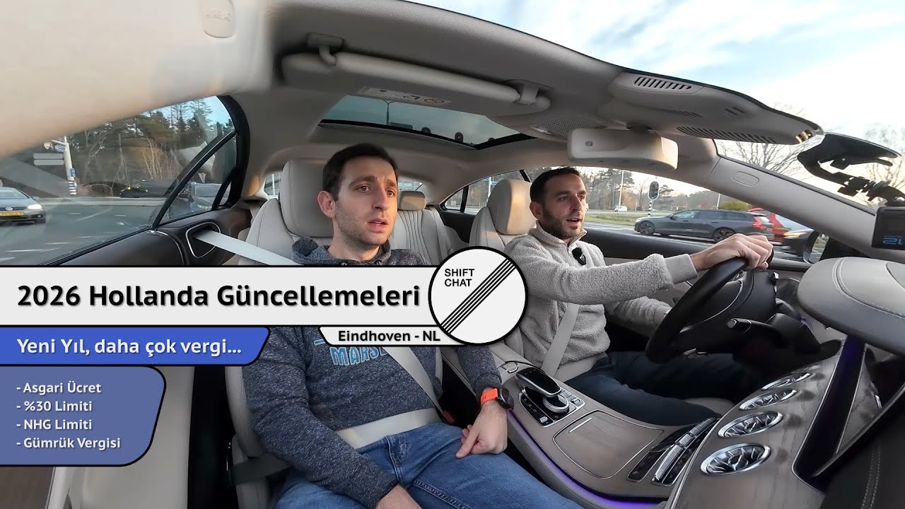 HOLLANDA'DA YENİ YIL GÜNCELLEMELERİ, ASGARİ ÜCRET, GELİR, EV VE GÜMRÜK VERGİLERİ - OTOVLOG 31