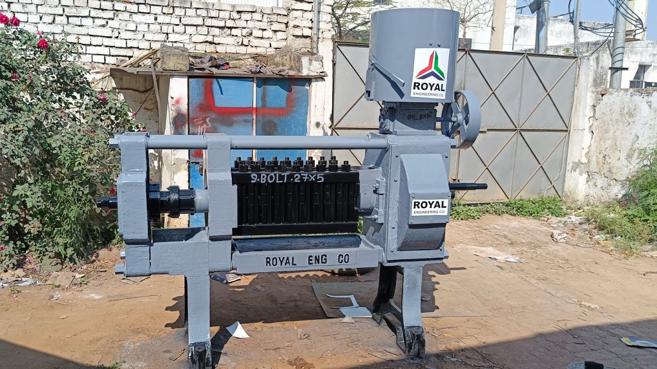 Royal engineering company #4boltoilexpller #6boltoilexpller #9boltoilexpller #oilmill #oilexpeller