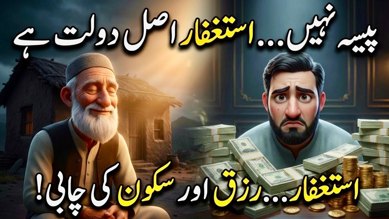 Paisa Nahi Astaghfar Hai Asal Daulat | Rizq Aur Sukoon Ka Raaz - Gareebi Ka Hal? Astaghfar!