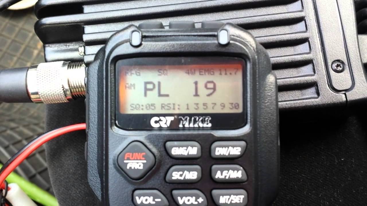 CBradio Tuning CRT Mike 2021 muRata + Firestik FL3
