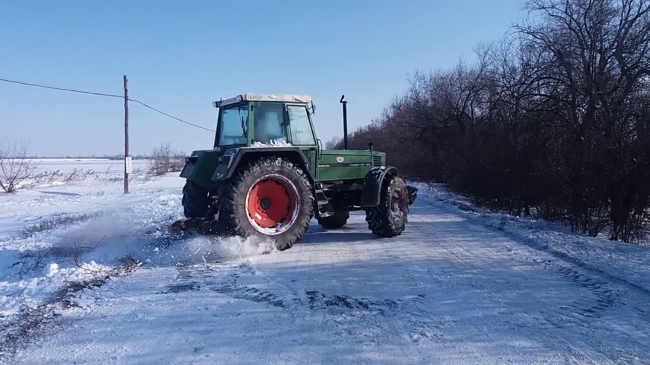 Fendt 311 LSA Drift winter in Romania!