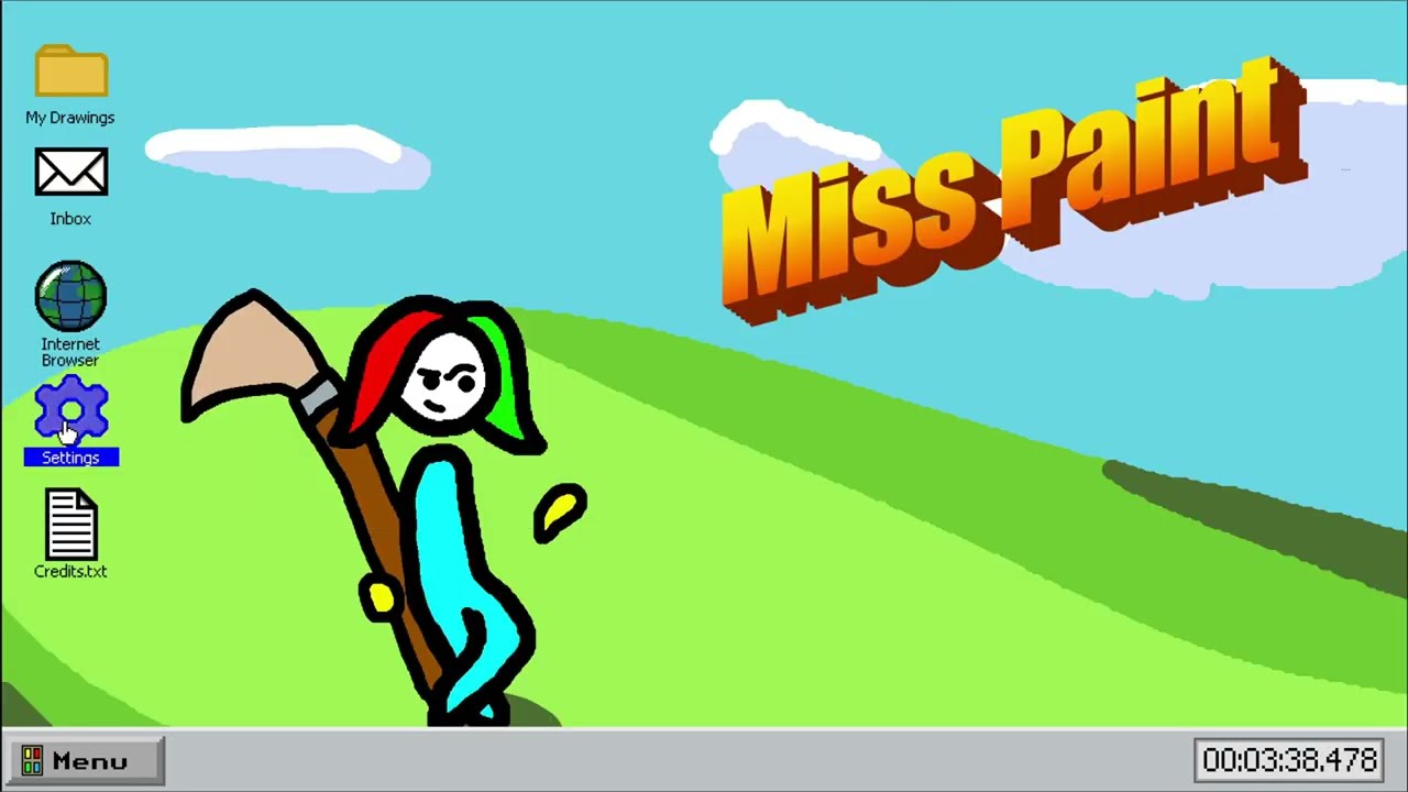 Miss Paint Demo 100% Speedrun in 5:27:108