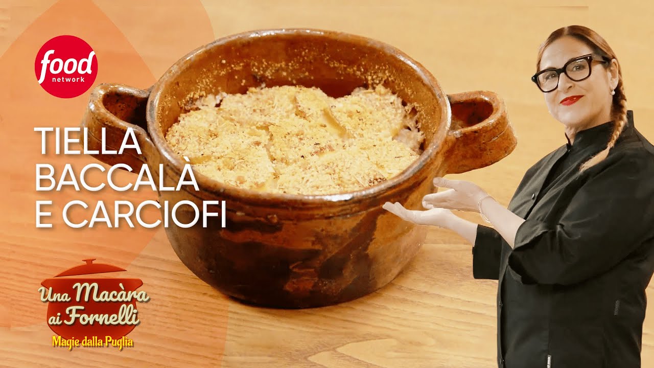 Tiella Baccalà e Carciofi | Le #ricette della Macara ai fornelli