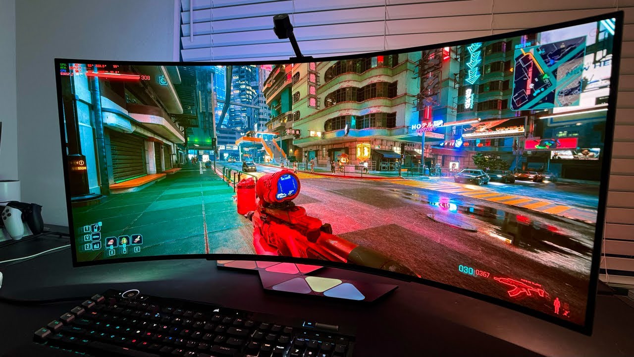 Cyberpunk 2077 is SUCH a BEAUTIFUL Game on a LG 45