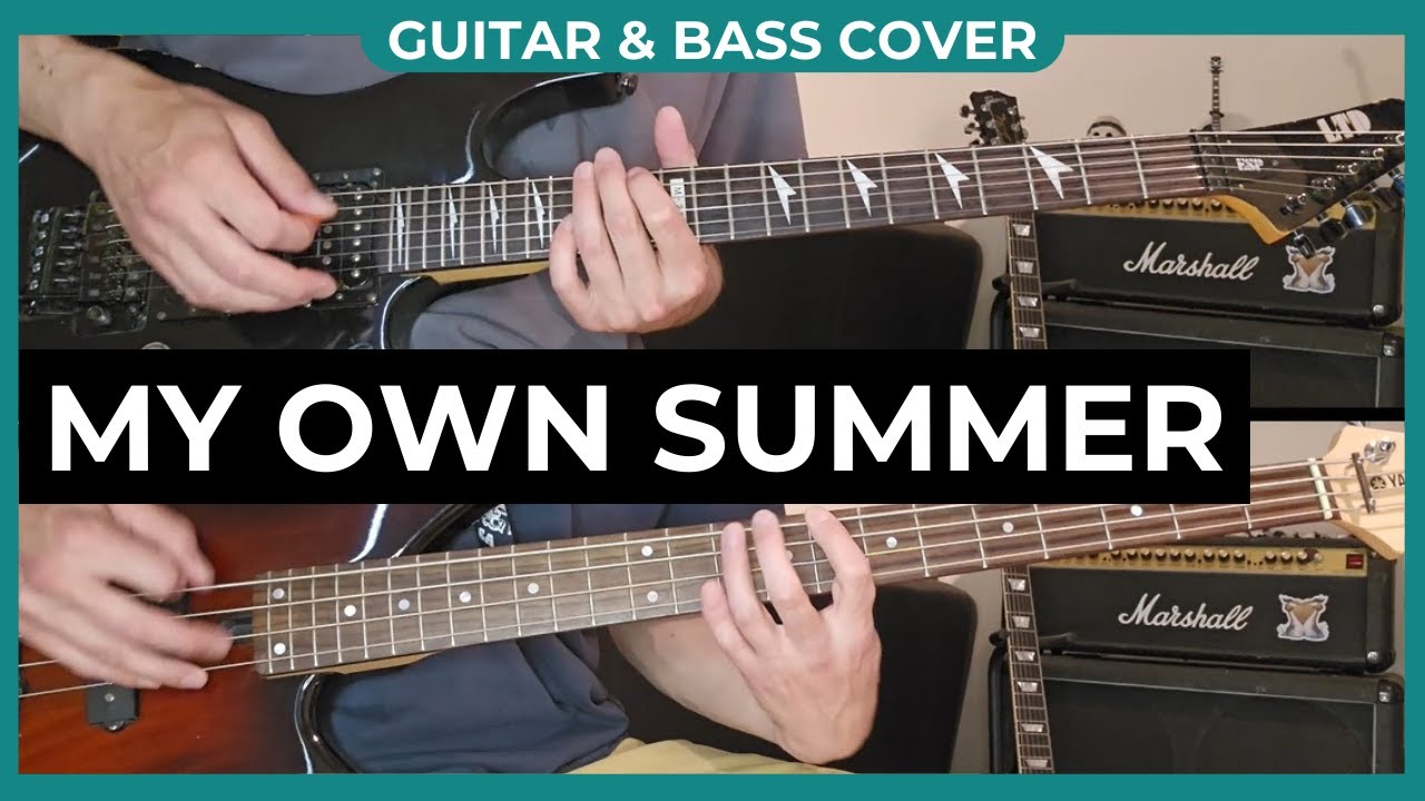 DEFTONES - My Own Summer (Shove It) - Guitar and Bass Cover