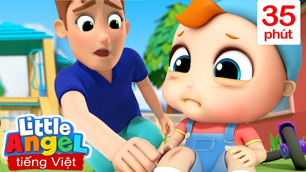Băng bó vết thương không đau chút nào | Bé tập làm bác sĩ | Little Angel Nhạc kích thích sự sáng tạo