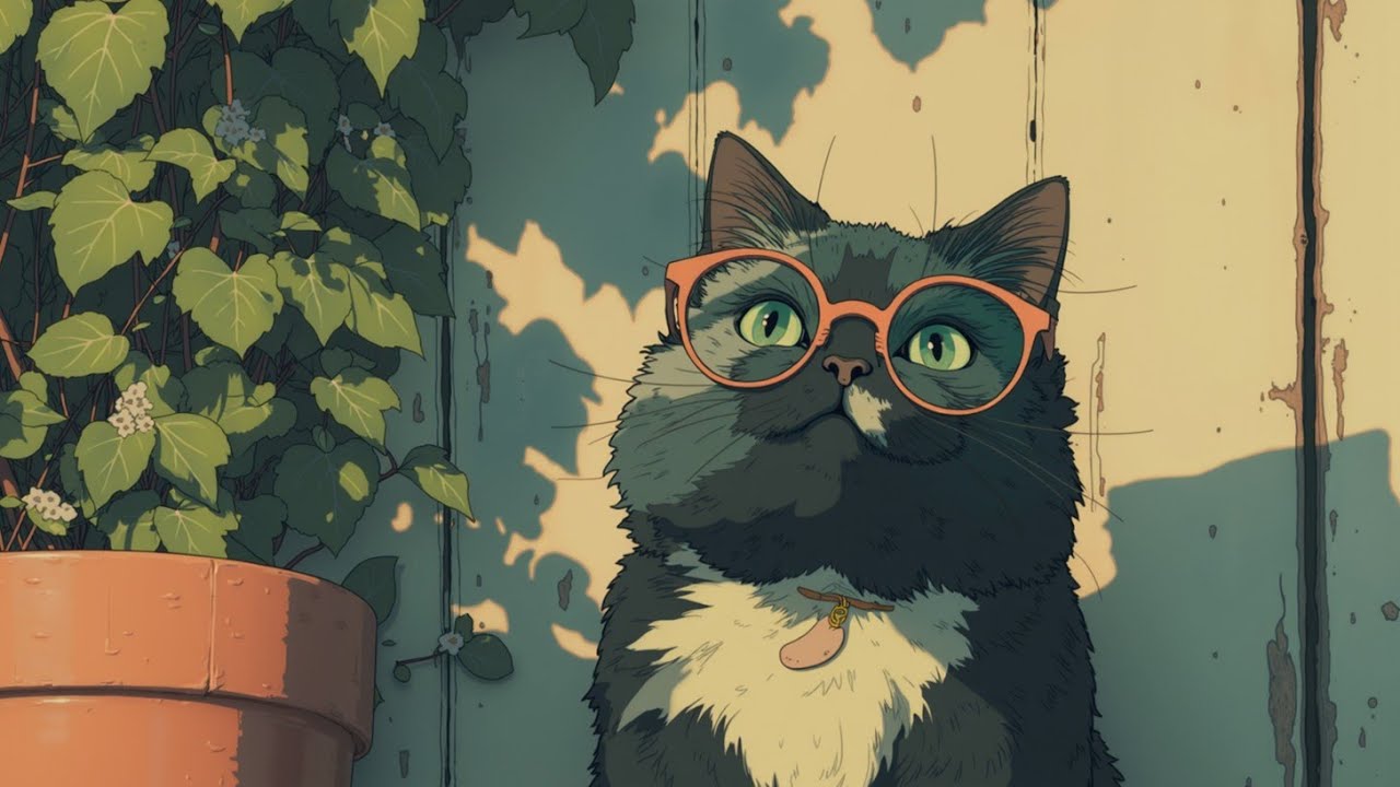 Lofi Hip Hop Биты для Учебы ~ Расслабляющая Музыка с Милым Котиком для Фокуса и Работы