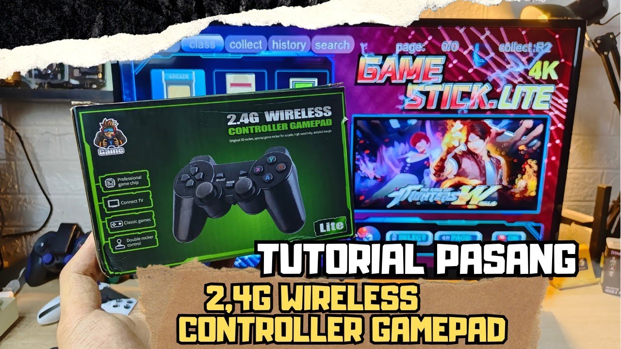 1 Alat Ribuan GAME !!!! TUTORIAL PASANG 2.4G Wireless Controller Gamepad - Murah Dan Viral