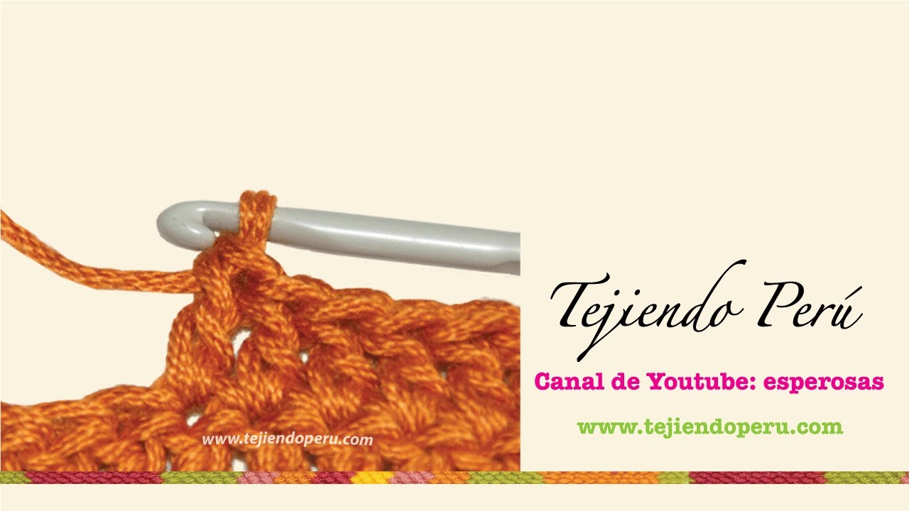 Crochet: punto alto o vareta