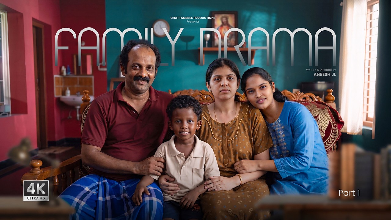 FAMILY DRAMA | Malayalam Full Movie | 4K 🥺 Chattambees Productions Presents