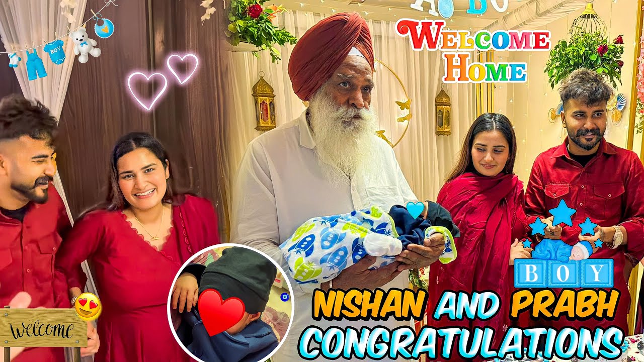 BABY KHEHRA HOME-COMING 🥳 VLOG Nishan Khehra | Prabh Kaur | Simmu Buttar.