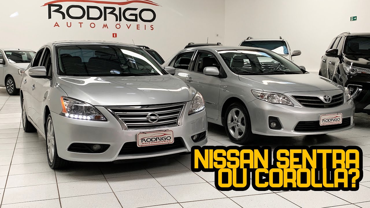 NISSAN SENTRA 2015 ou COROLLA 2012? Qual VALE MAIS A PENA???