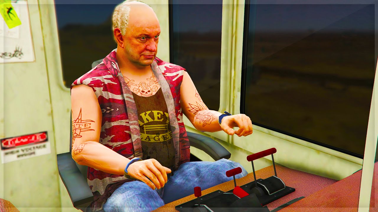 GTA 5 Funny Moments - 'TRAAAAIIIIIINNNNN!!!' (GTA 5 Online Funny Moments)