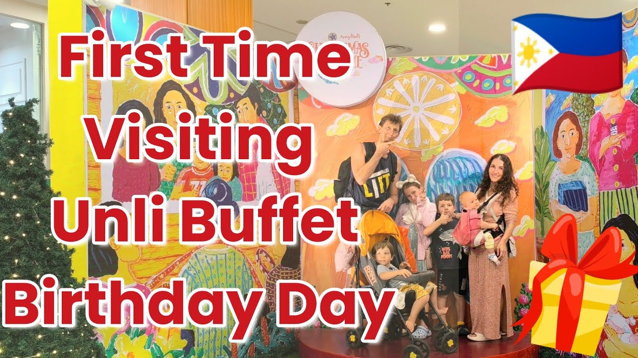 First Time Family Visiting Buffet Yakimix In City Amazing Birthday In The Philippines