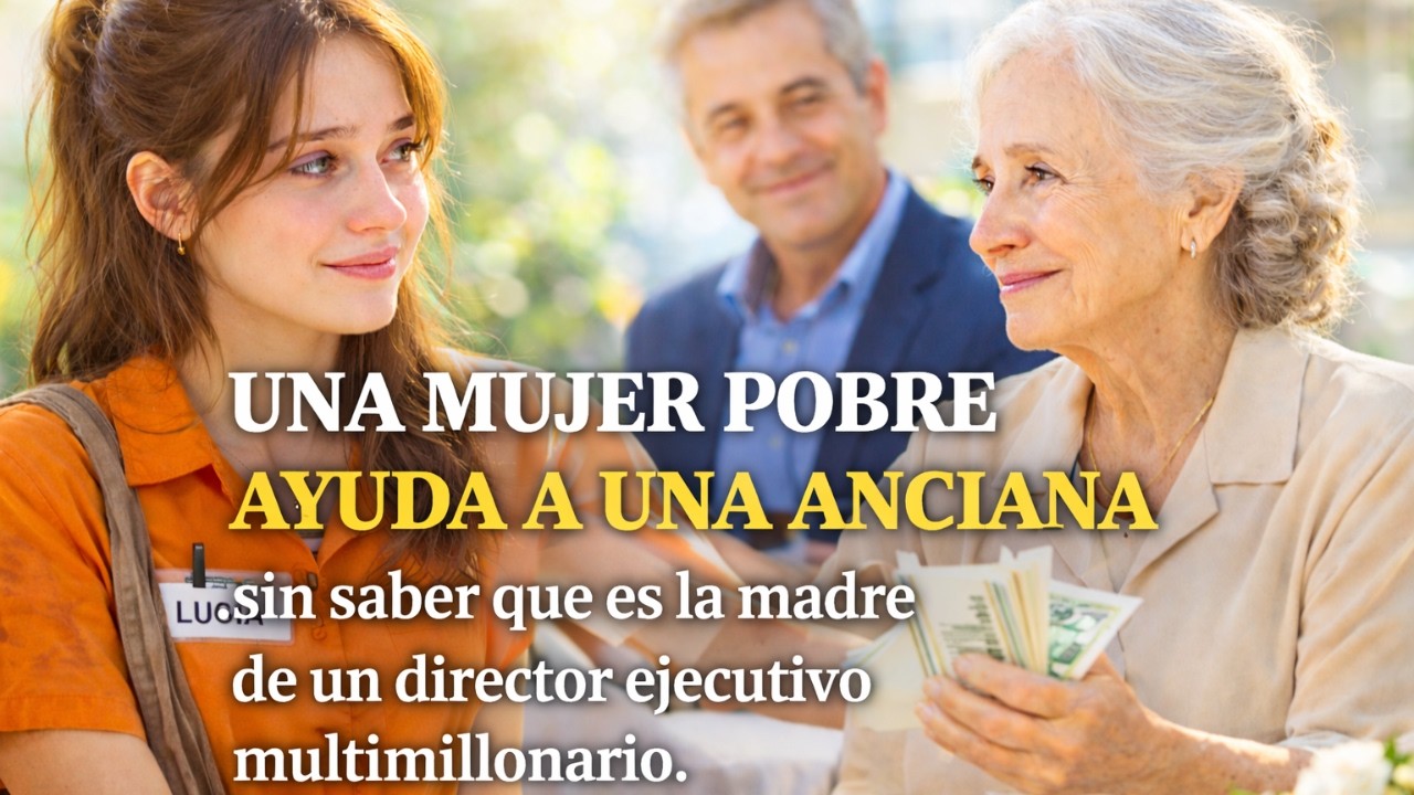 Una mujer pobre ayuda a una anciana sin saber que es la madre de un director ejecutivo...