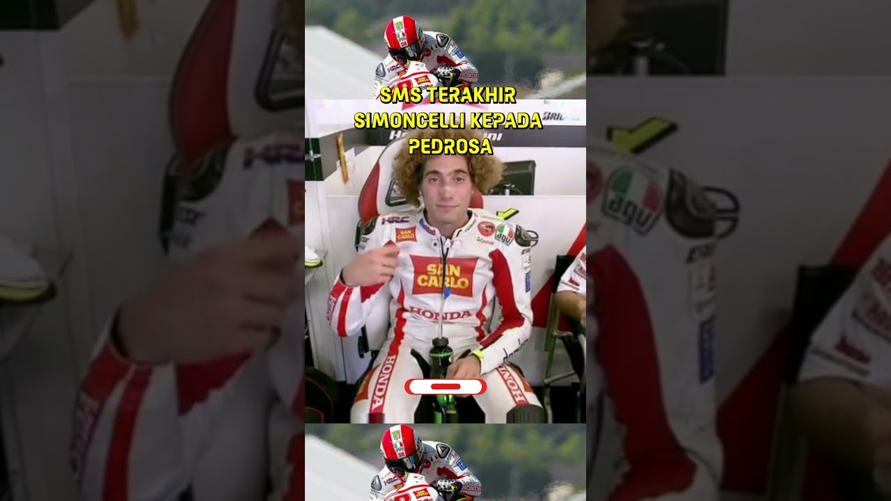 SMS TERAKHIR MARCO SIMONCELLI KEPADA DANI PEDROSA #motogp #marcmarquez