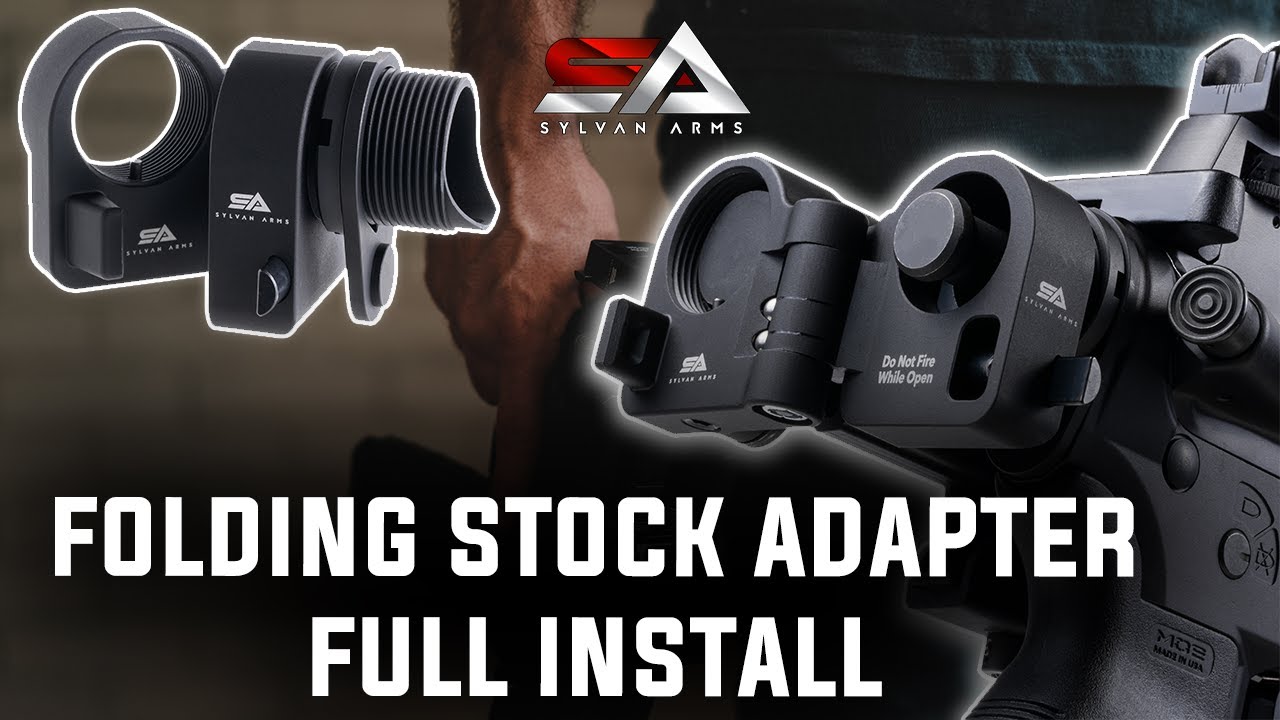 Sylvan Arms Gen 3 Folding Stock Adapter FULL INSTALL.