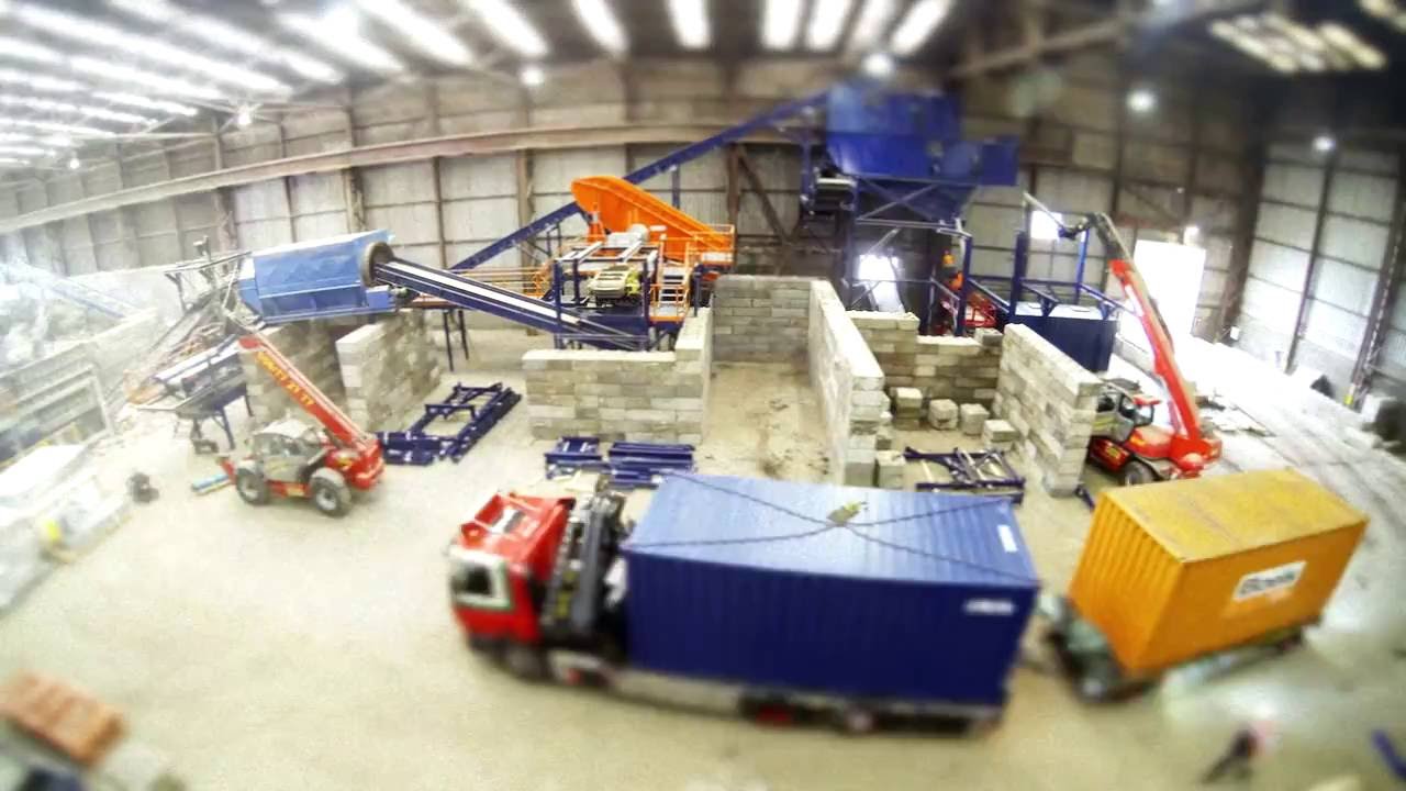Rentec baut eine Recyclingnlage in Puurs - Belgien