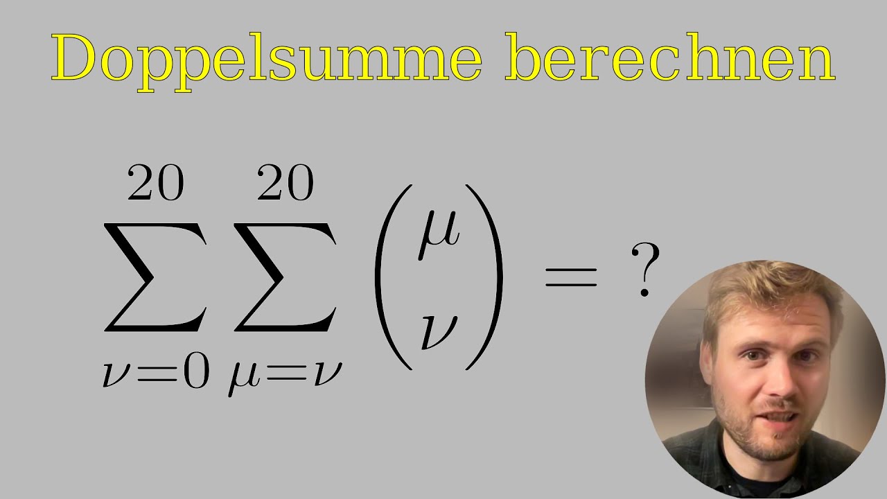 Doppelsumme berechnen - Klausuraufgabe