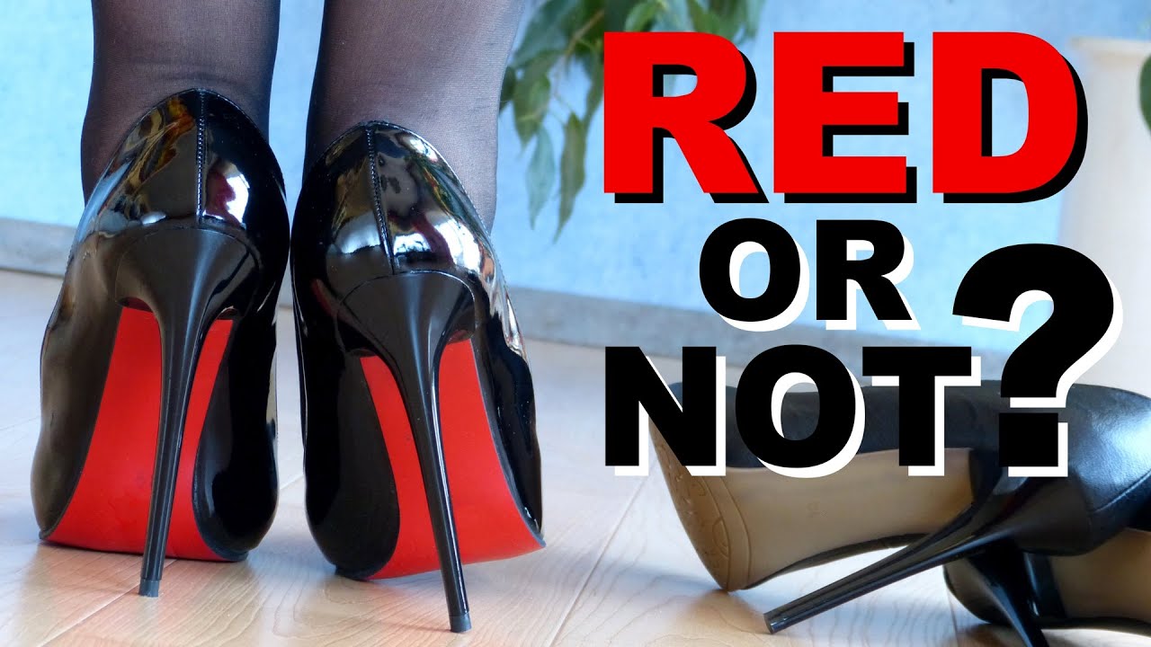 High Stiletto Heels With Or Without Red Sole