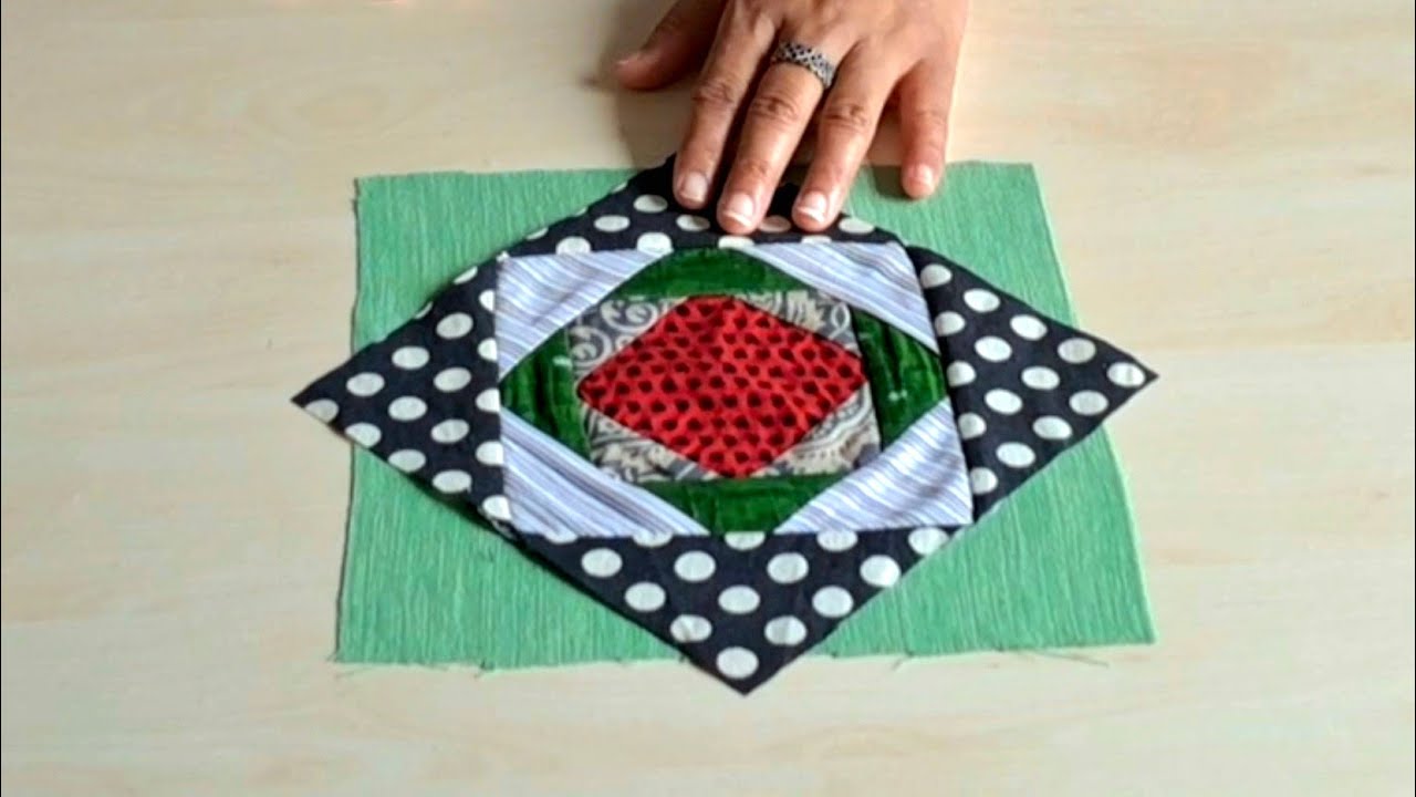 Amazing trick of sewing with pieces of fabric | Easy Sewing#patchwork