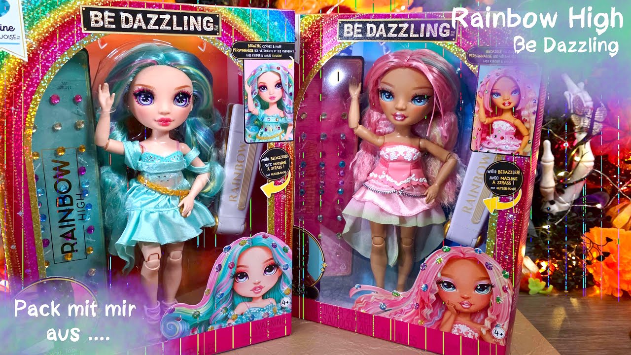 Rainbow High Be dazzling Celine Turquoise + Adeline Rose  #rainbowhigh