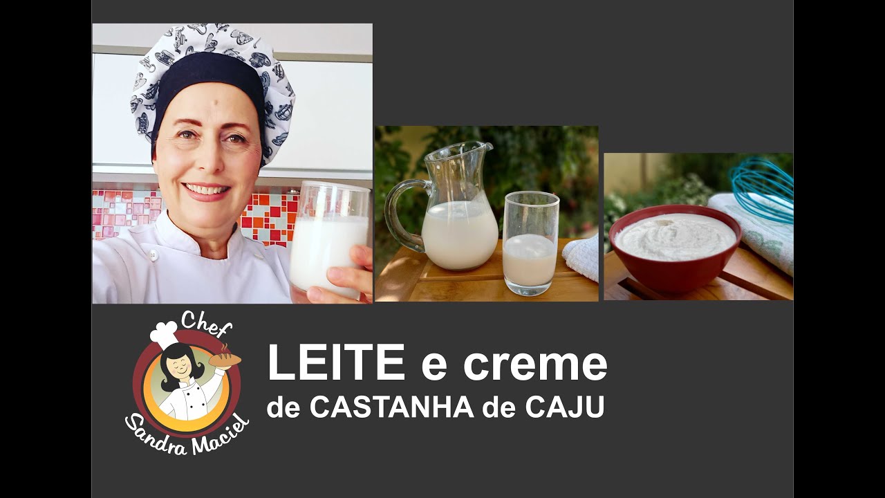 LEITE E CREME DE LEITE VEGANOS (com castanha de caju, sem sofrimento animal, fácil de fazer)!