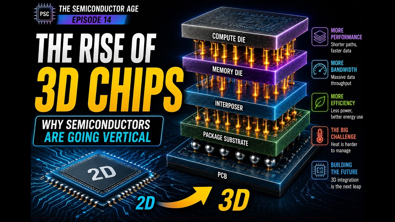 The Rise of 3D Chips: Why Semiconductors Are Going Vertical | The Semiconductor Age &ndash; E14