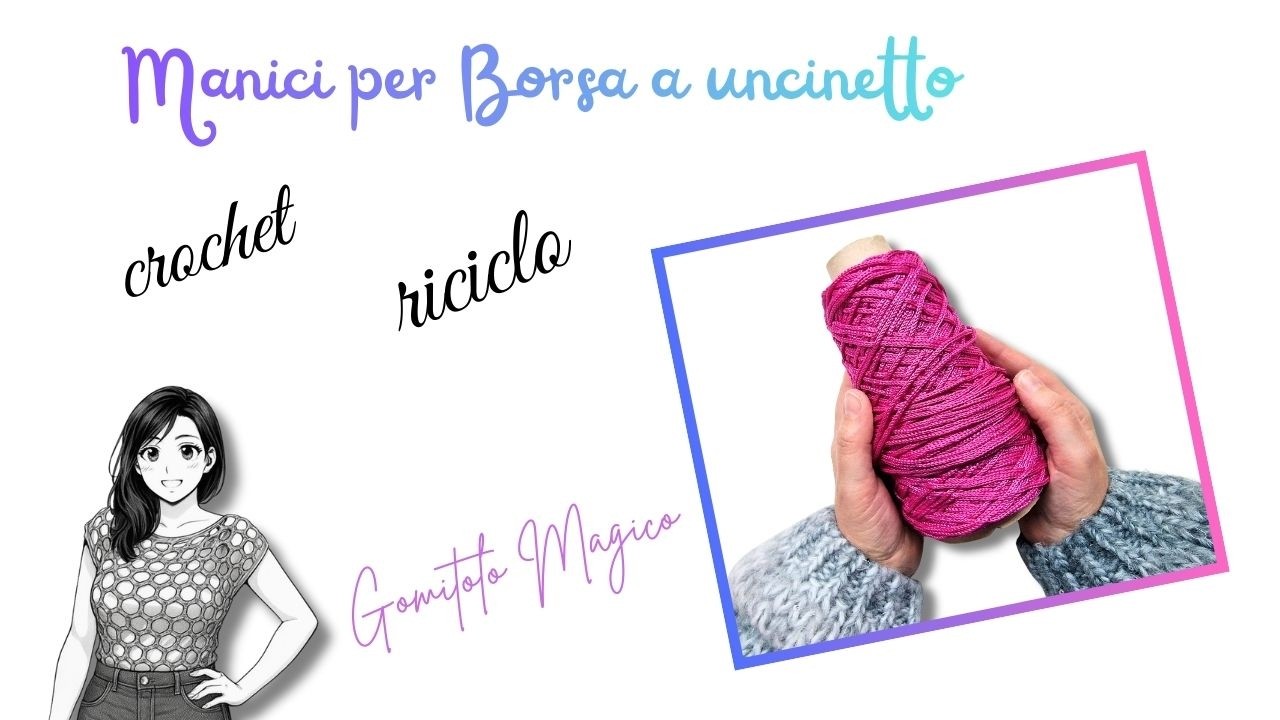 Ho usato solo avanzi di cordino per questa creazione a uncinetto 😍 #crochet #uncinetto