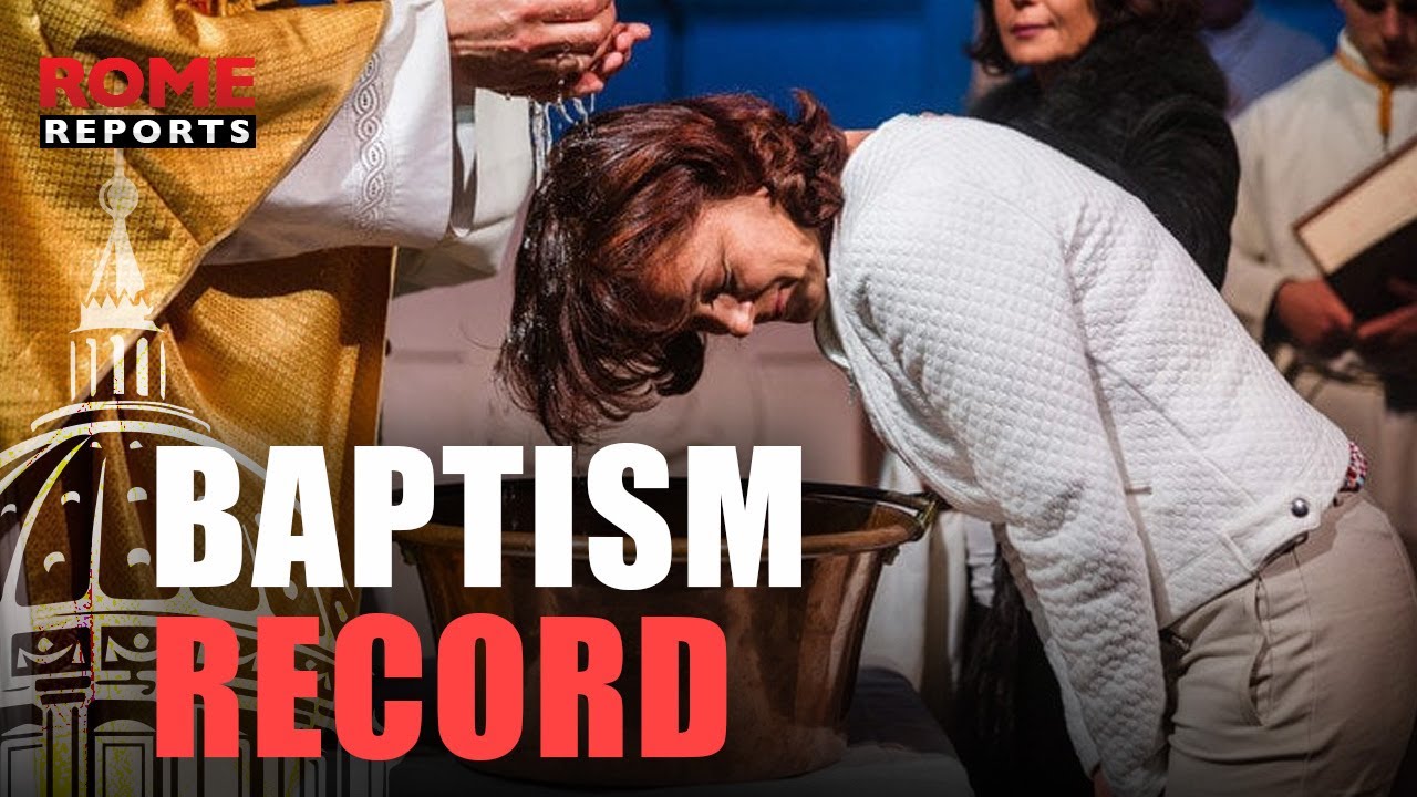 🇫🇷FRANCE | France breaks record for number of baptisms: 12,000 during Easter Vigil