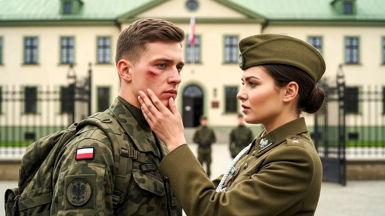 Posiniaczona twarz szeregowego i bezlitosna interwencja dwugwiazdkowej pani generał