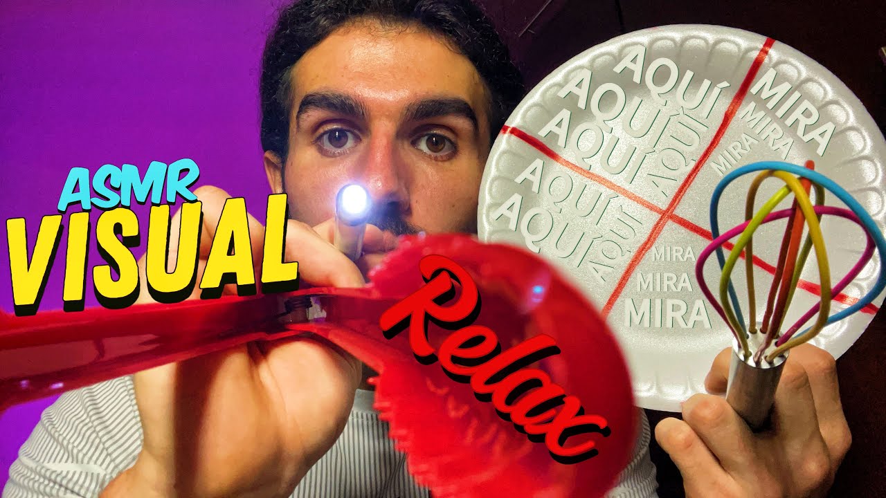ASMR VISUALES PARA HACERTE SENTIR COSQUILLEOS / (Especial 10k) ❤️