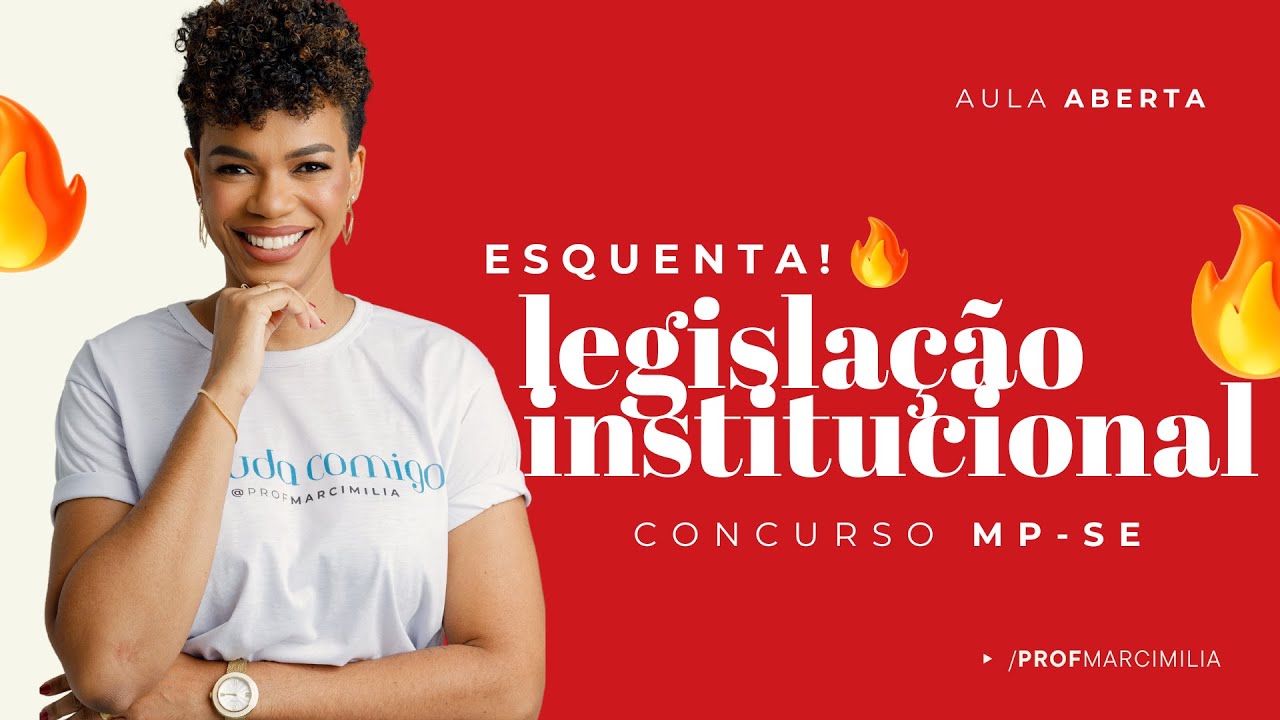 Aula 03 |  MP-SE| Legislação Insitucional - Lei Complementar Estadual n.º 02/1990