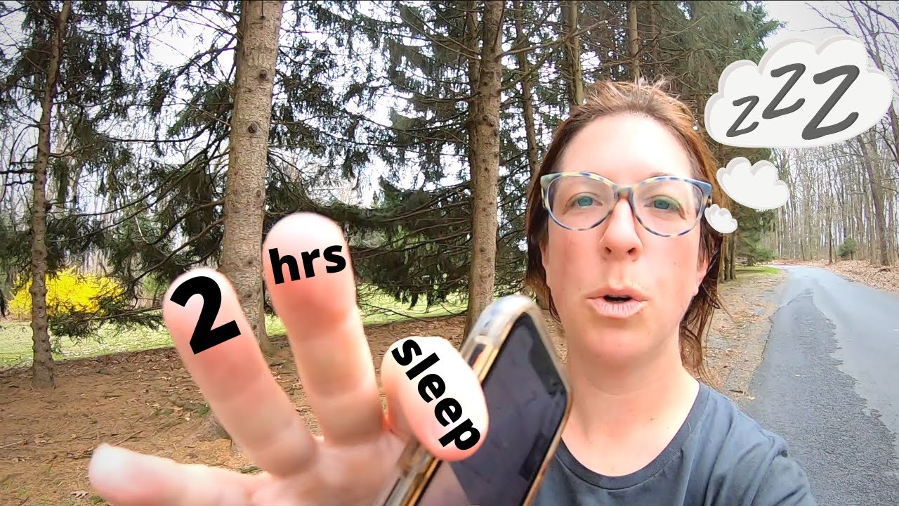 RUNNING ON TWO HOURS OF SLEEP - STRUGGLE WITH ME - BEGINNER MARATHON TRAINING