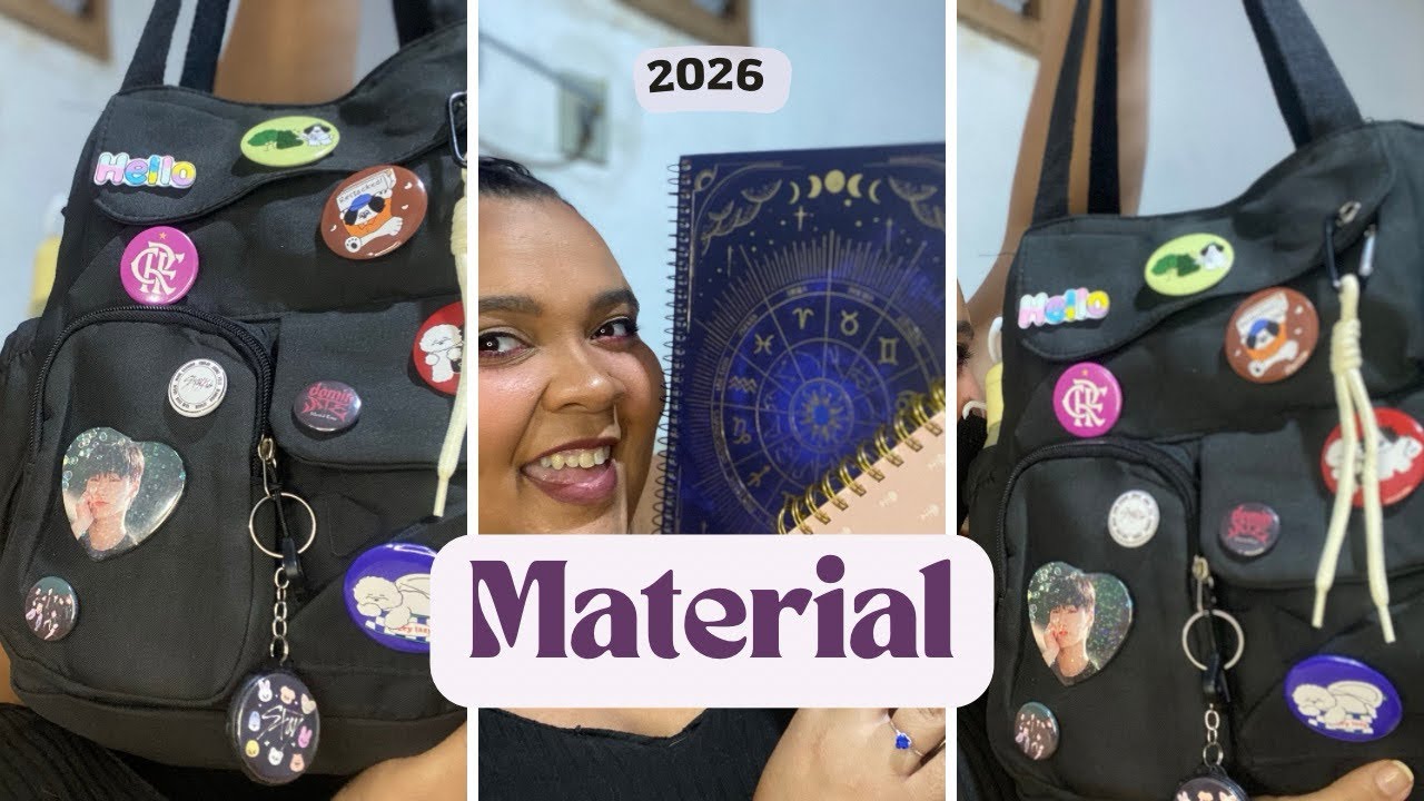 Meu material escolar versão professora/universitário 2026