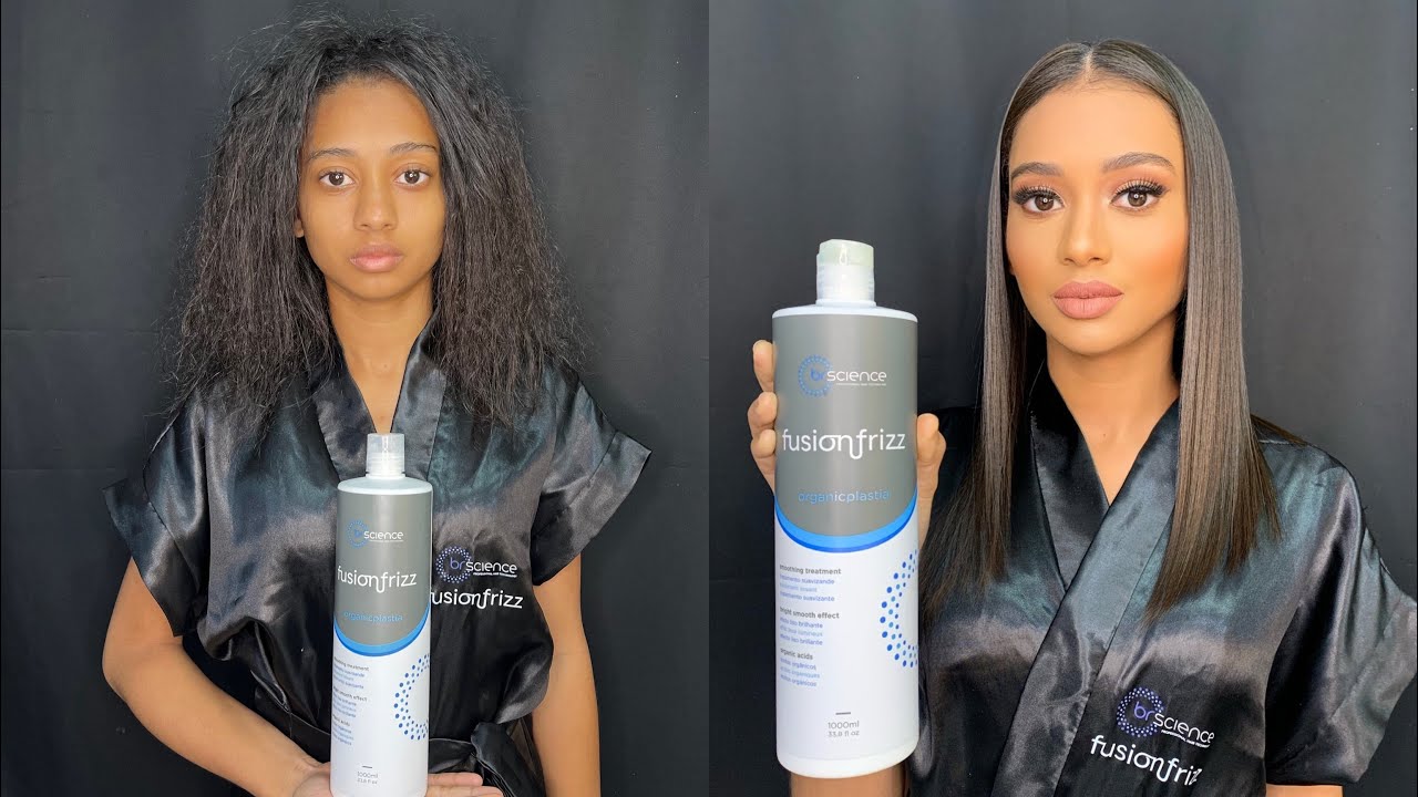 COMO ALISAR QUALQUER CABELO COM PROGRESSIVA SEM FORMOL ORGANICPLASTIA FUSION FRIZZ DA BRSCIENCE